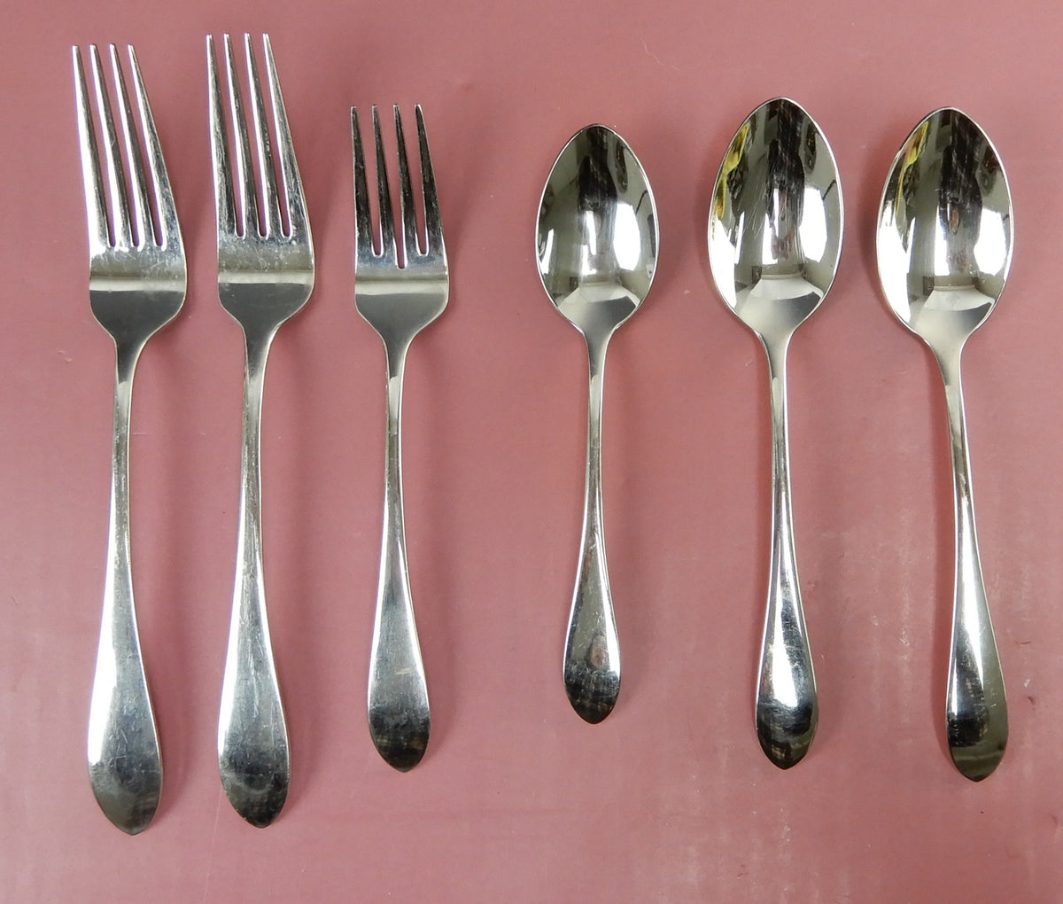 Gorham Meredith Stainless Flatware 18/8 SET of 6 Replacement Pieces