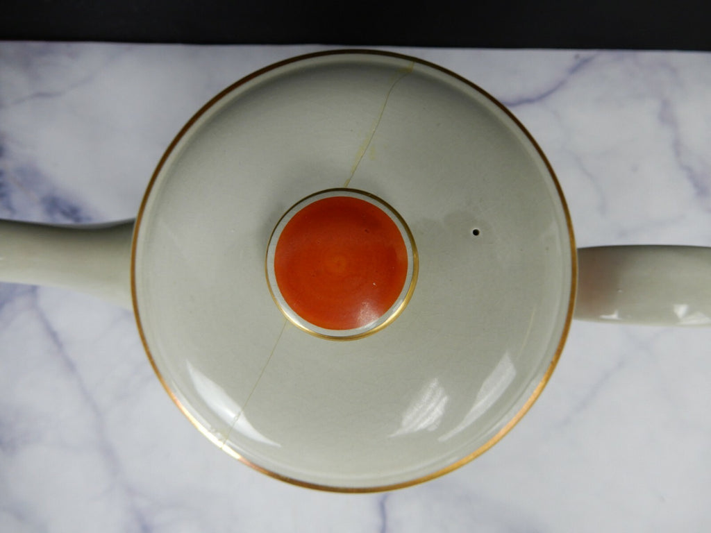 Royal Copenhagen Aluminia Oranja Tureby Square Tea/Coffee Pot