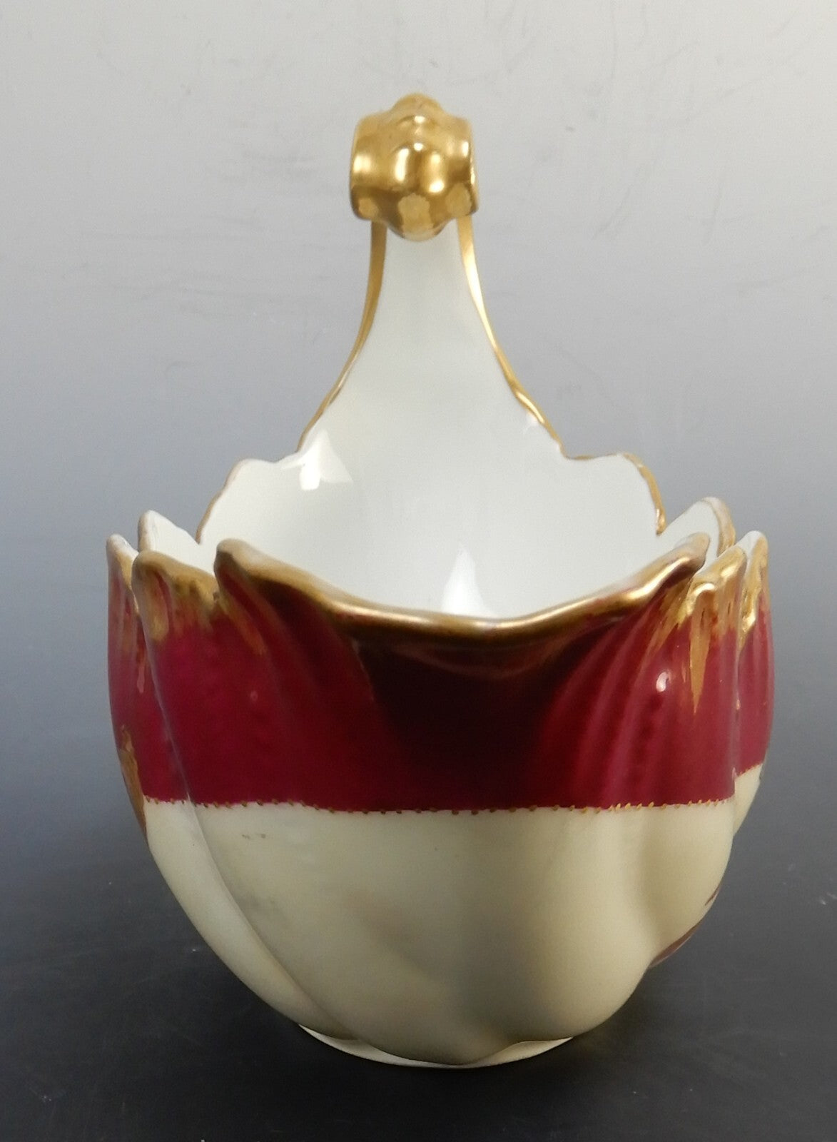 Vintage Limoges Alfred Lanternier AL Anchor 1890s Mark Gravy Bowl NO UNDER-PLATE
