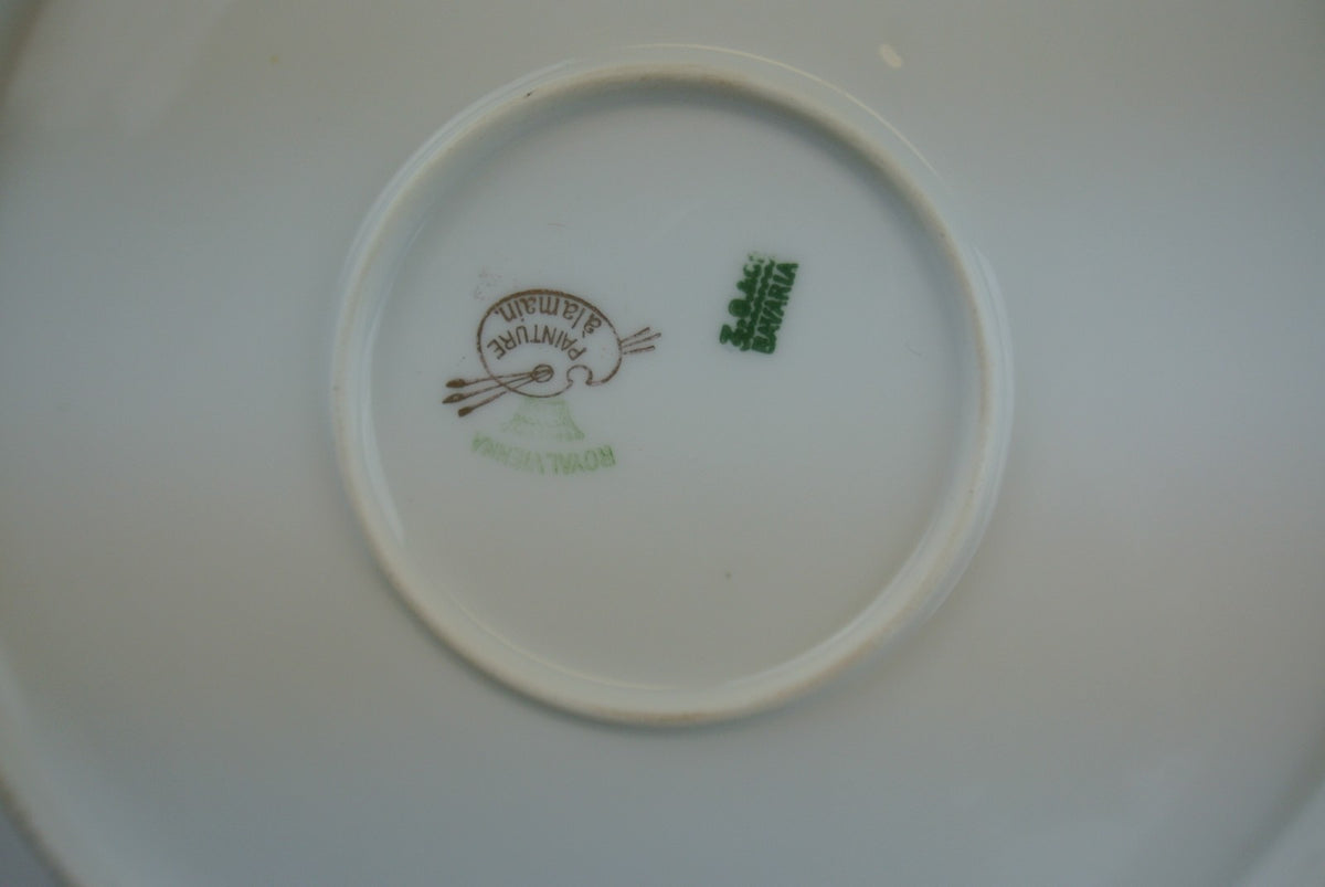 Royal Vienna Hand Painted Signed Cabinet Plate Bavaria Z.S.Co  11-1/2"