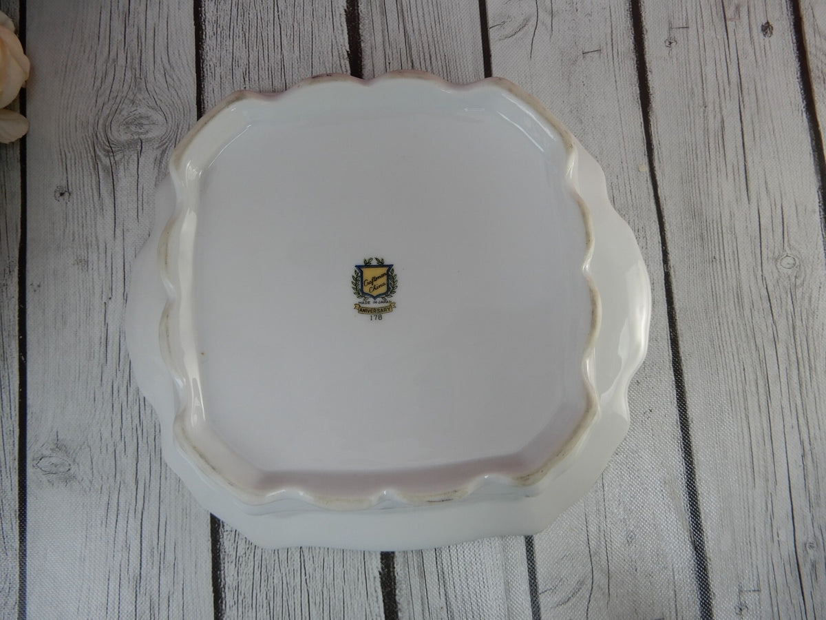 Anniversary Craftsman China Square Covered Vegetable Bowl Patten # 178