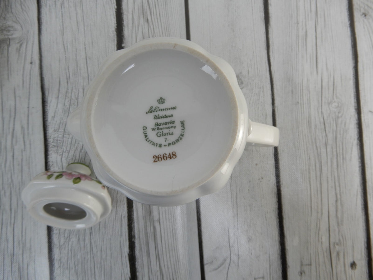 Vintage Seltmann Weiden Bavaria Gloria 26648 Coffee Pot