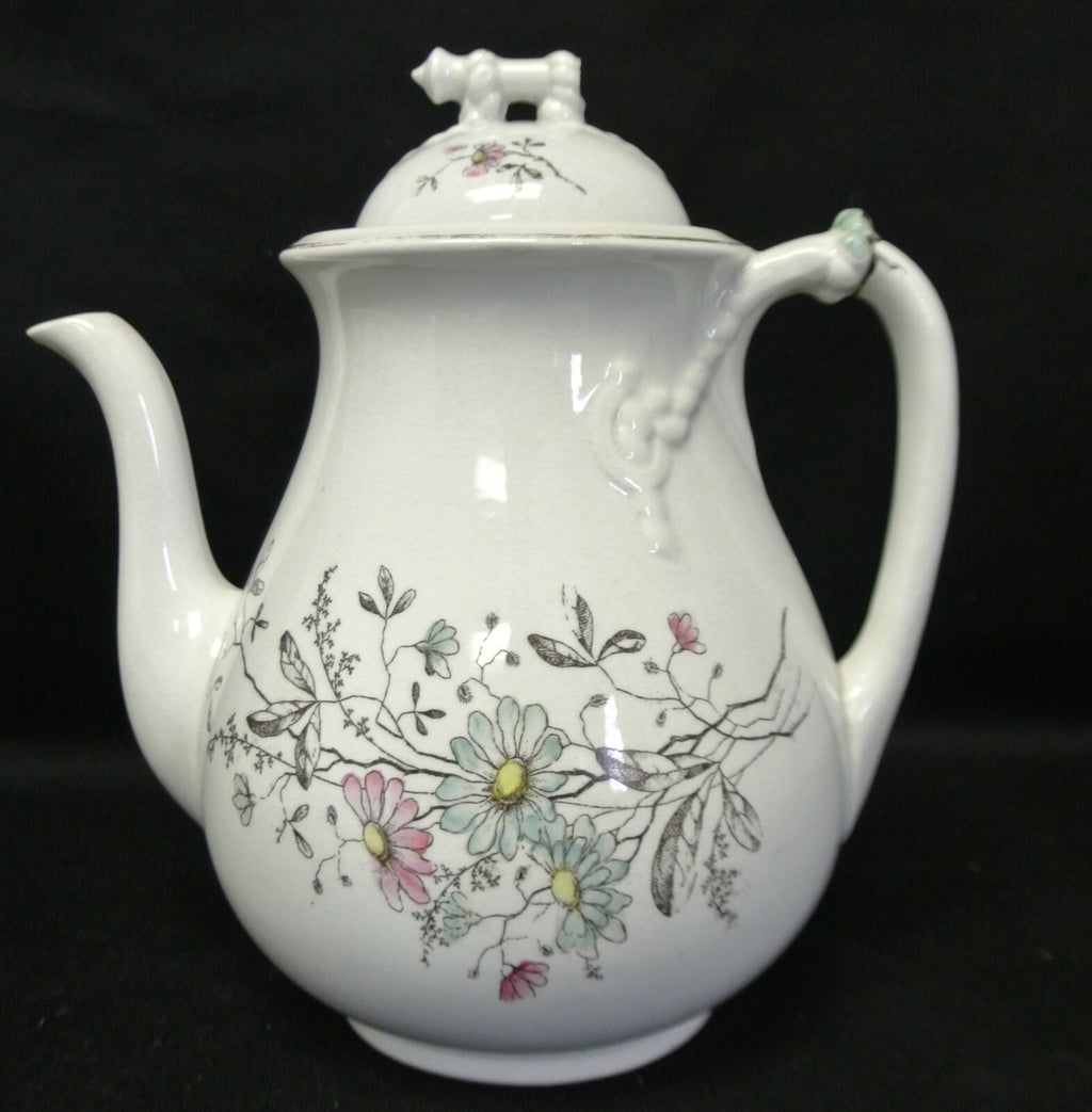 Antique Etruria Pottery (Ott & Brewer) of Trenton, N.J Coffee/Tea Pot