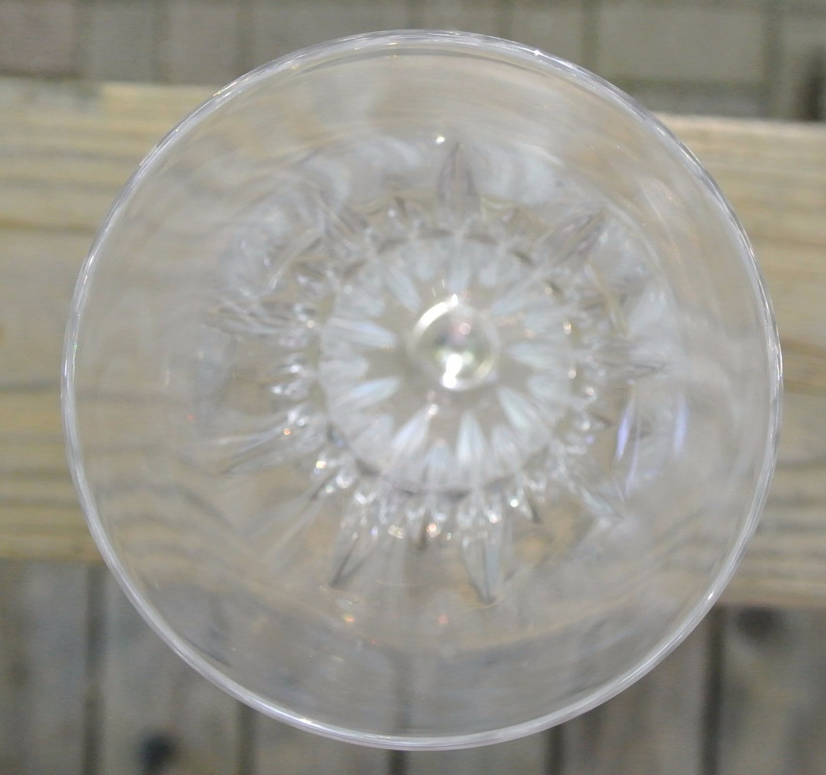 Stunning Long Tall Decorative Flower Crystal Glass Clear Vase