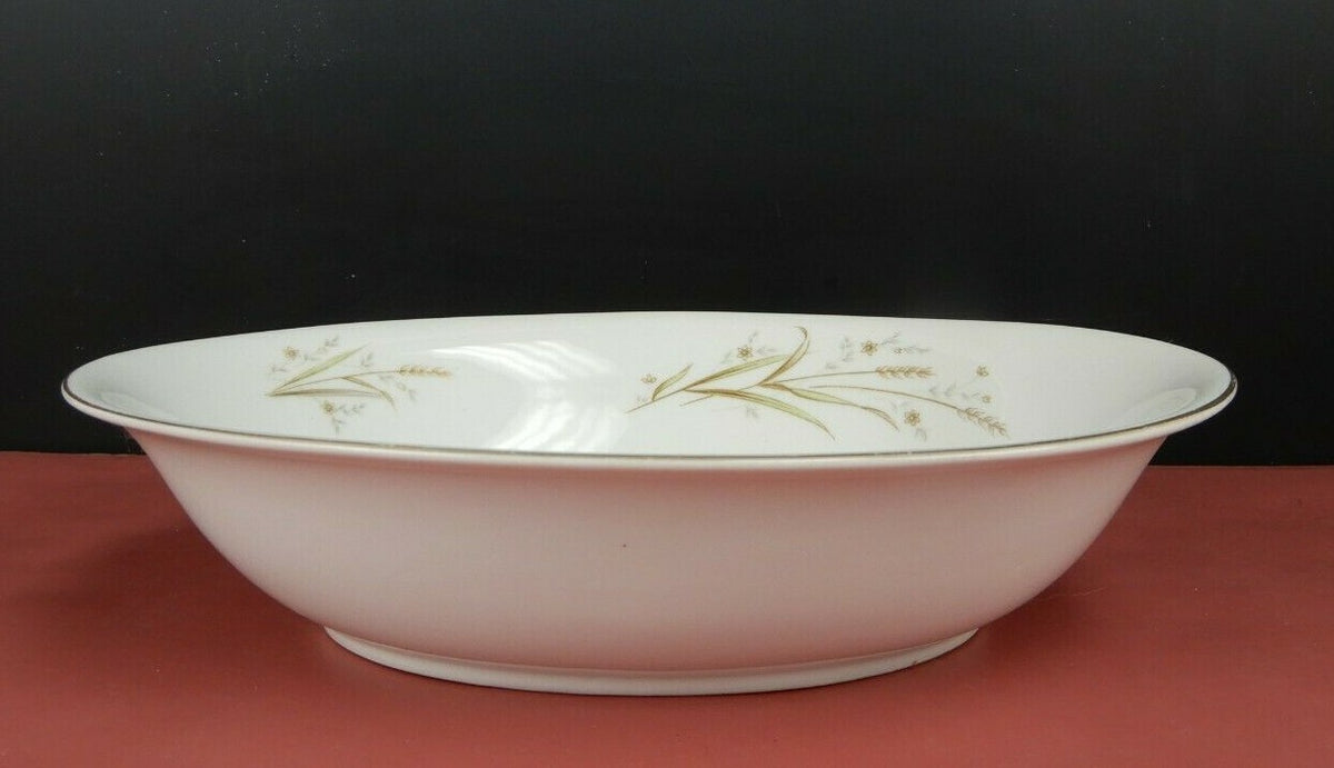 Lot Of Vintage Golden Harvest Serving Dishes Creamer,Sugar and Vegetable Bowl