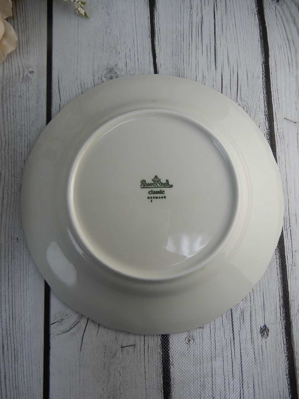 Rosenthal Classic Sanssouci Embossed Floral Set of  Four 8" Luncheon Plates