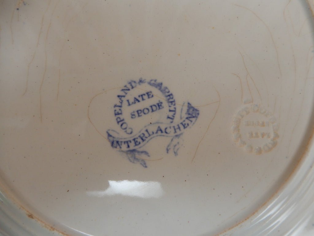 Antique Copeland & Garrett Late Spode Interlachen 10-1/8" Soup Bowl c1833-1847~~