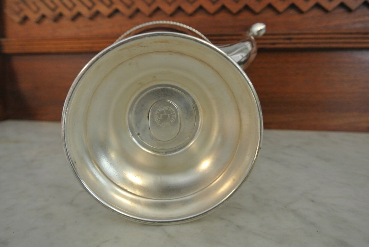 Antique "Sheets Rockford S.CO.1875" # 3620 Silver Plate Coffee/Pot
