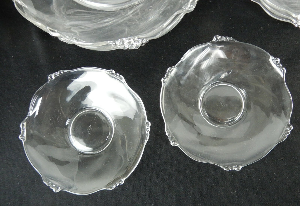 16 Pieces 4-Piece Set for 4 Place Setting in Heisey Waverly Pattern