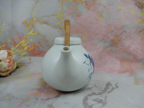 "Ahola" Arabia Finland Teapot by Ulla Procope, Hand Painted by Hilkka Liisa