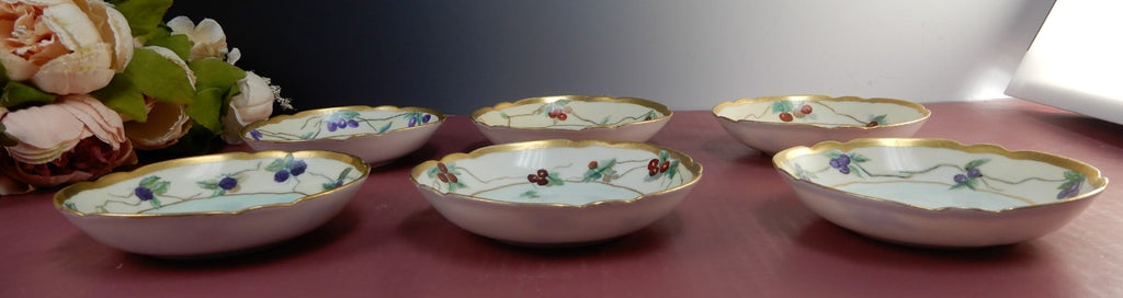 Vintage Set of 6 "Favorite Bavaria"  Dessert Bowls Hand Painted