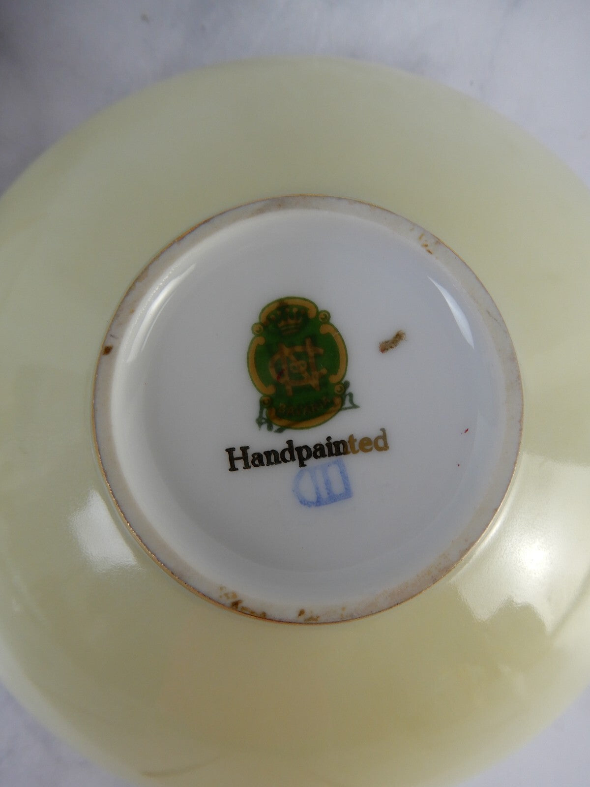 Vintage Fragonard Love Story Beehive NC West Germany Round Candy Dish With Lid
