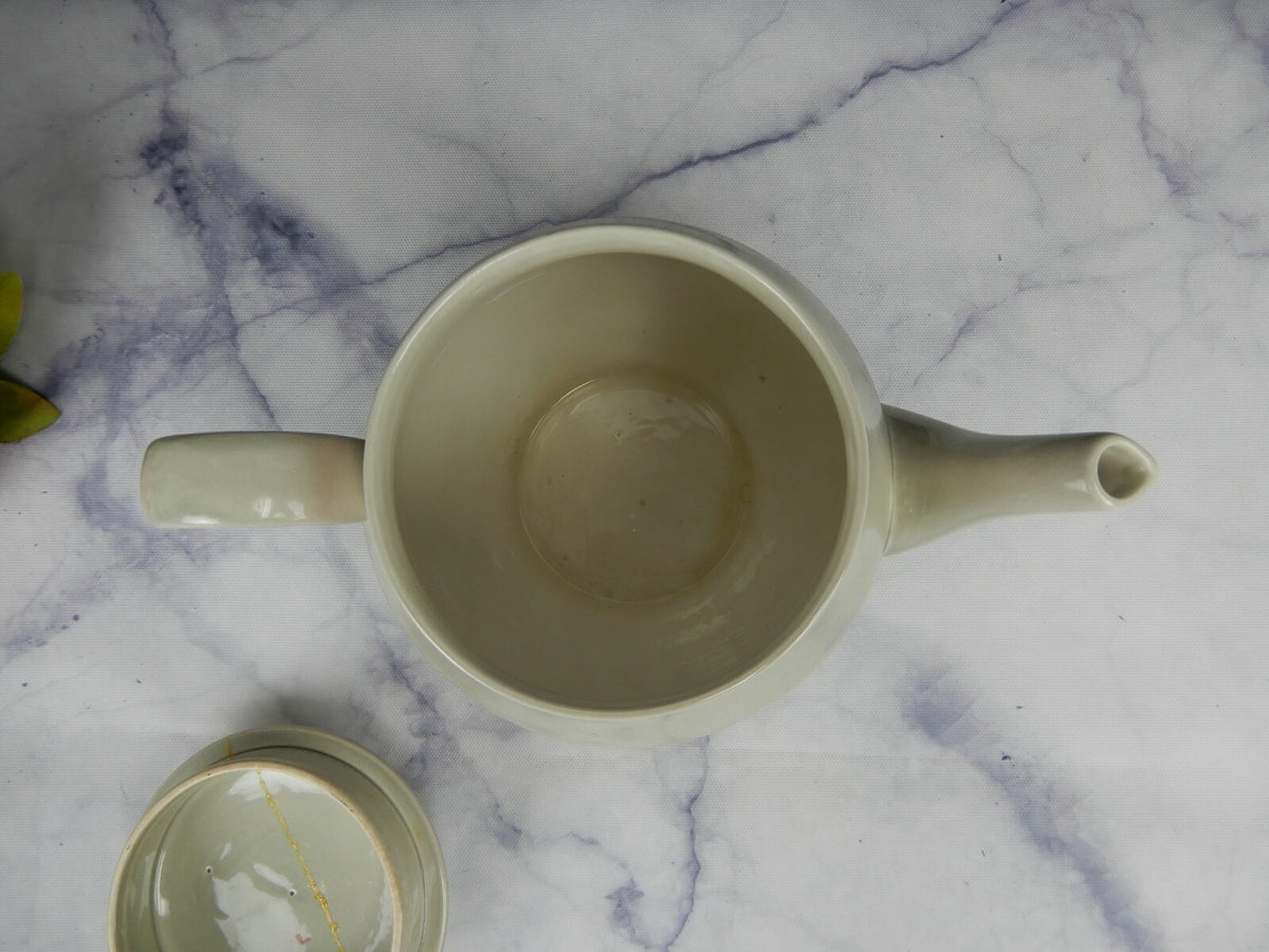 Royal Copenhagen Aluminia Oranja Tureby Square Tea/Coffee Pot