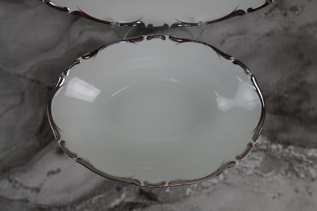 Harmony House "Starlight" Made in Japan~Two Platters and One Oval Vegetable Bowl