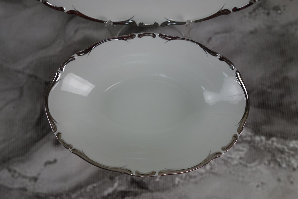 Harmony House "Starlight" Made in Japan~Two Platters and One Oval Vegetable Bowl
