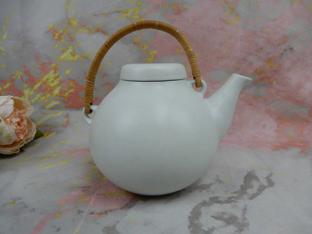 "Ahola" Arabia Finland Teapot by Ulla Procope, Hand Painted by Hilkka Liisa