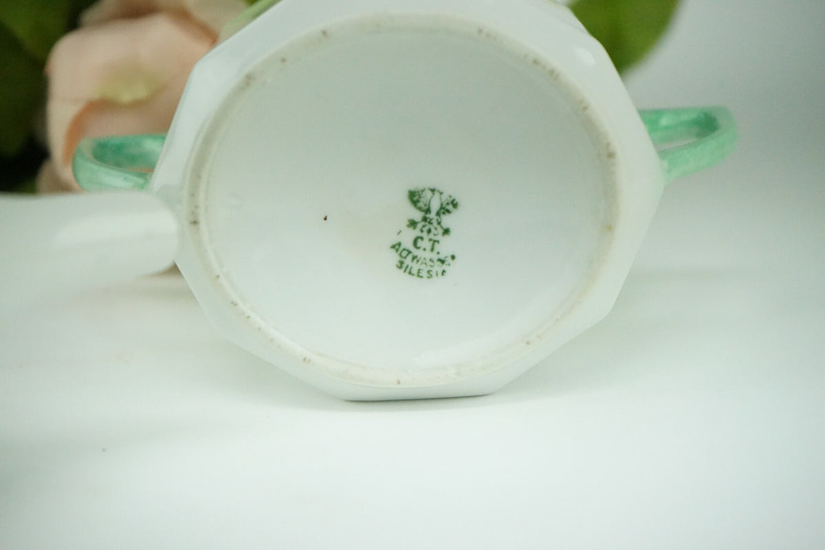 C. Tielsch  Altwasser Silesia Small Teapot,Creamer and Sugar Bowl