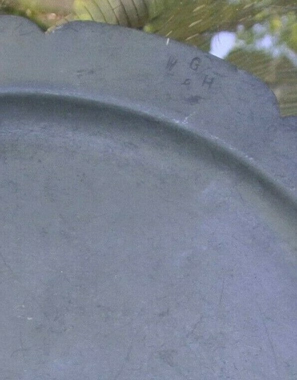 Antique Pewter Plate Marked London 11" Diameter