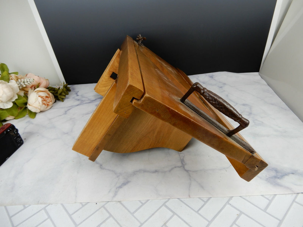 Antique Jacobs Bros. Meat Slicer w/ Stand Home Decor