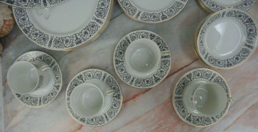 24 Pieces 6-Piece 4 Place Setting Coventry Fine China Japan "Laurent" Pattern