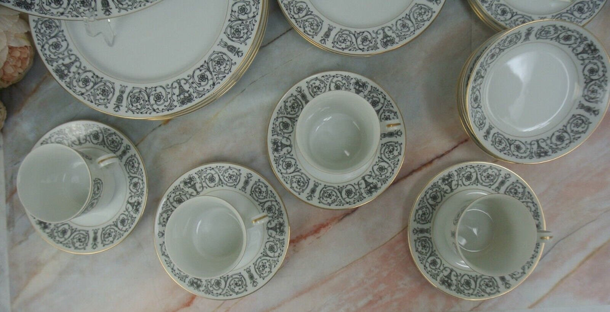 24 Pieces 6-Piece 4 Place Setting Coventry Fine China Japan "Laurent" Pattern