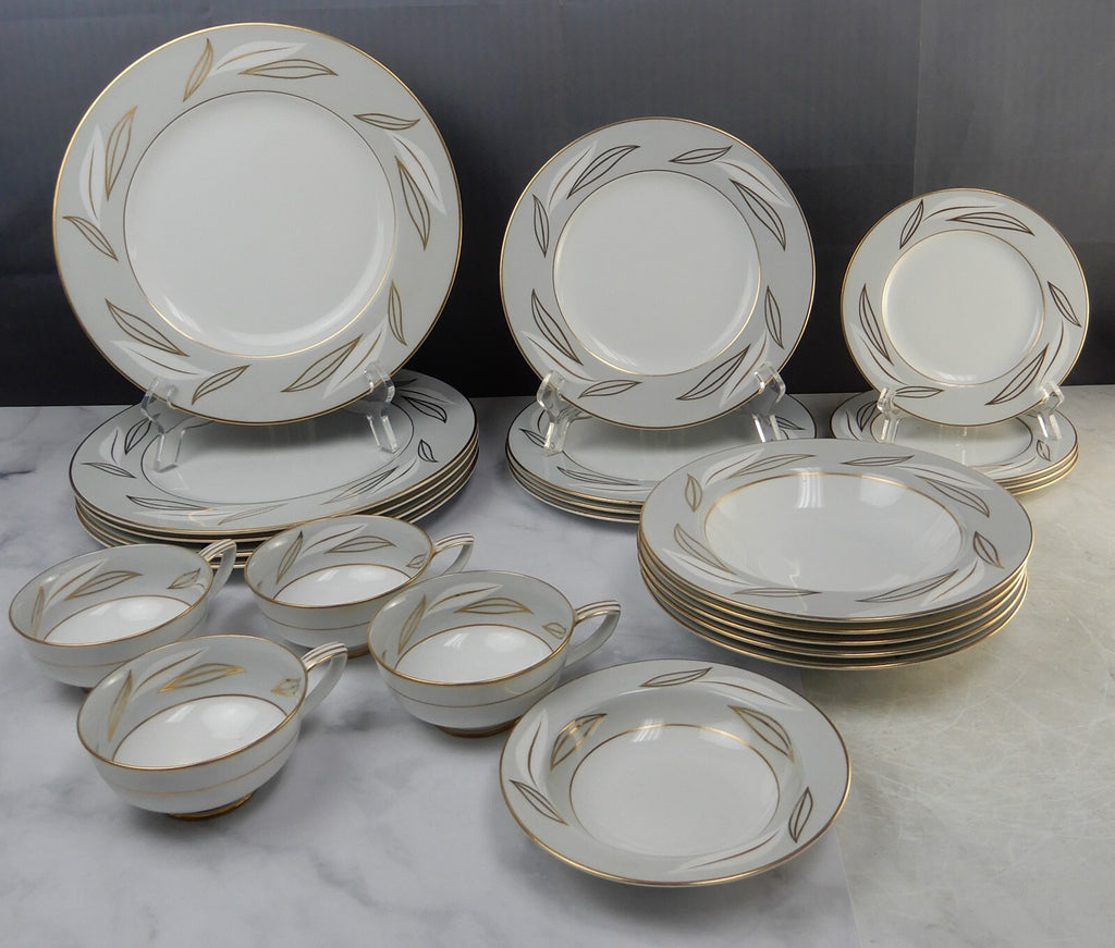 Vintage Noritake Fine China Wesley China 22 Pc. Service NO SAUCERS