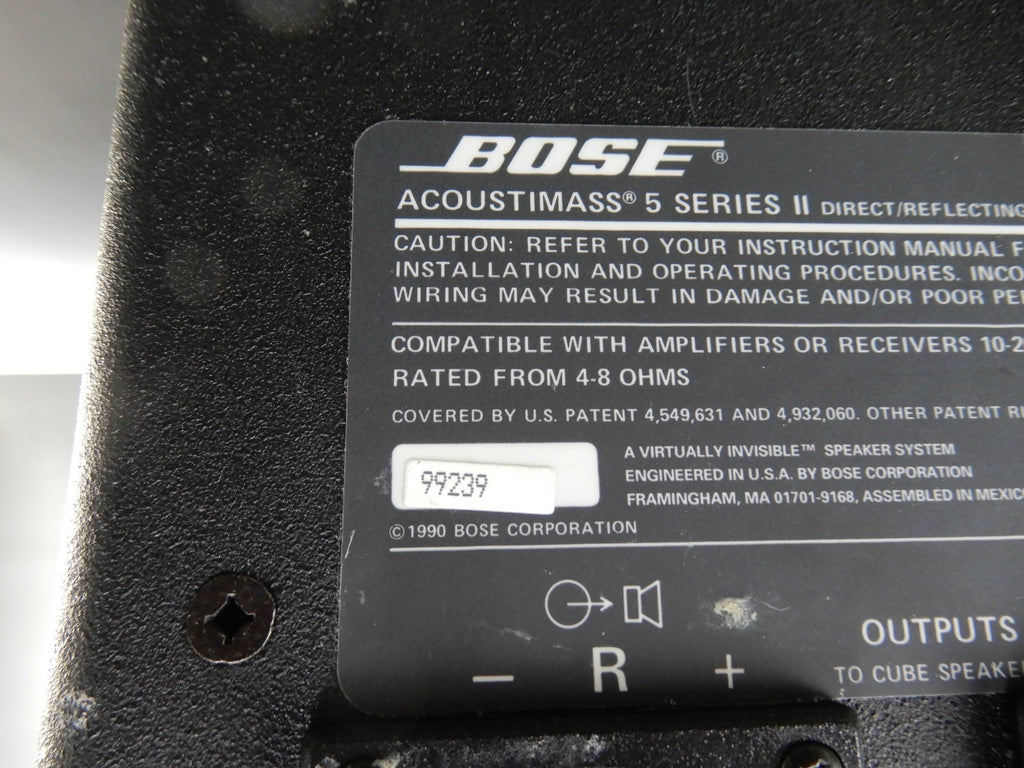 Bose Acoustimass 5 Series II Direct Reflecting Bass Module Speaker Subwoofer
