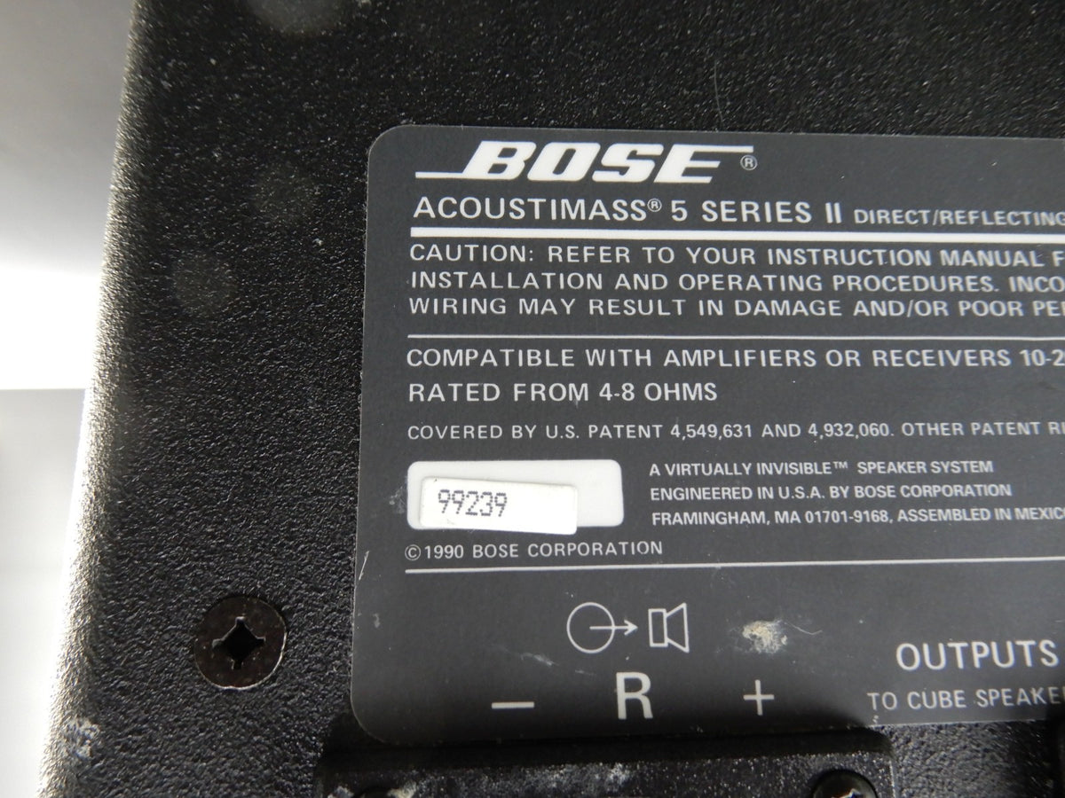 Bose Acoustimass 5 Series II Direct Reflecting Bass Module Speaker Subwoofer