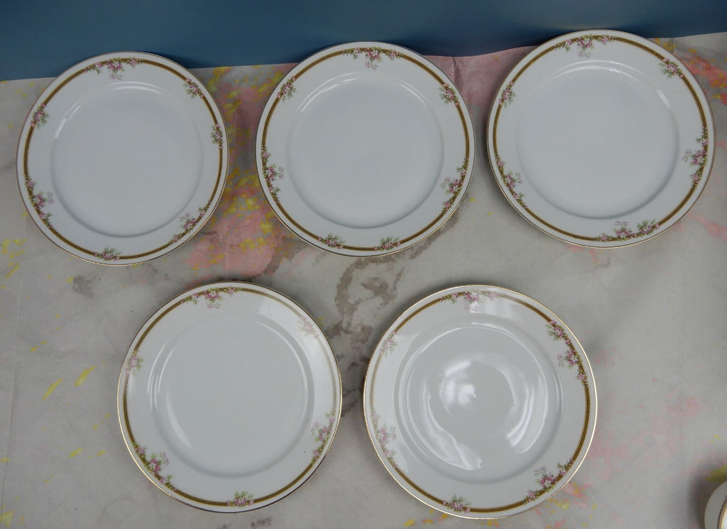 15 Piece Vintage Tirschenreuth Bavaria Kingston Cups,Saucers and Sandwich Plates
