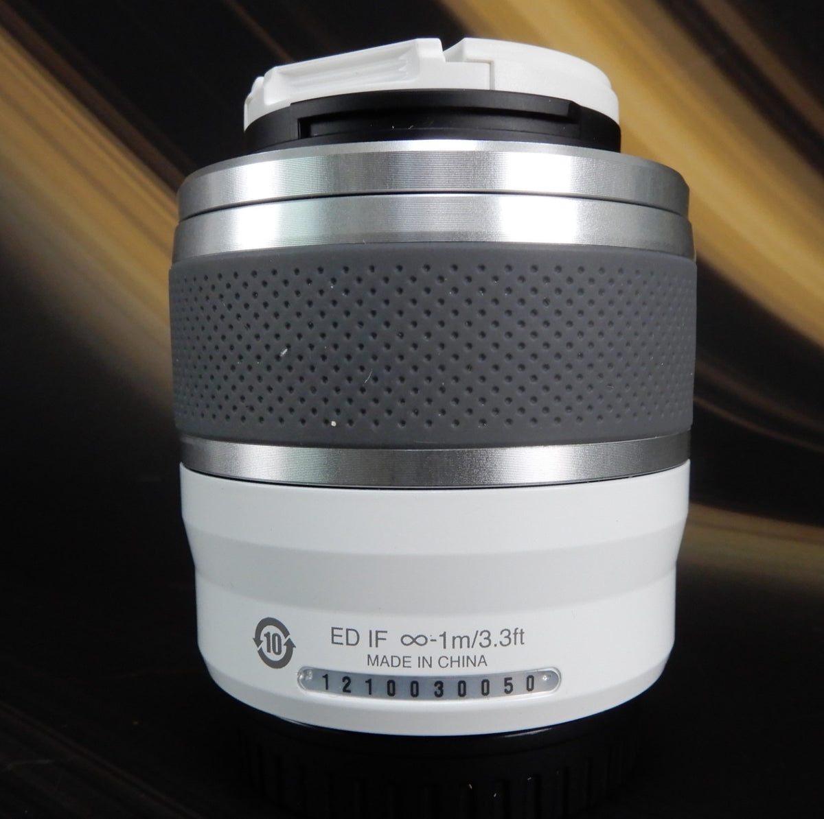 Nikon 1 NIKKOR 30-110mm f/3.8-5.6  ED IF  1m/3.3 ft Auto Lens White