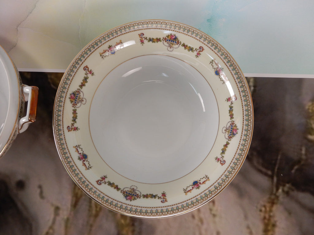 Vintage H&C Selb Bavaria Germany Heinrich "SENTA" Lidded Bowl and Round Bowl