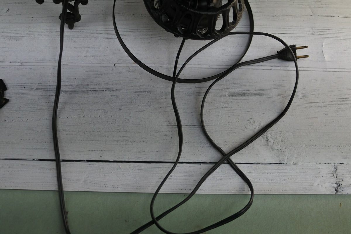 Vintage Indoor Cast Iron Wall Mount Light Fixture *Sold As Is*