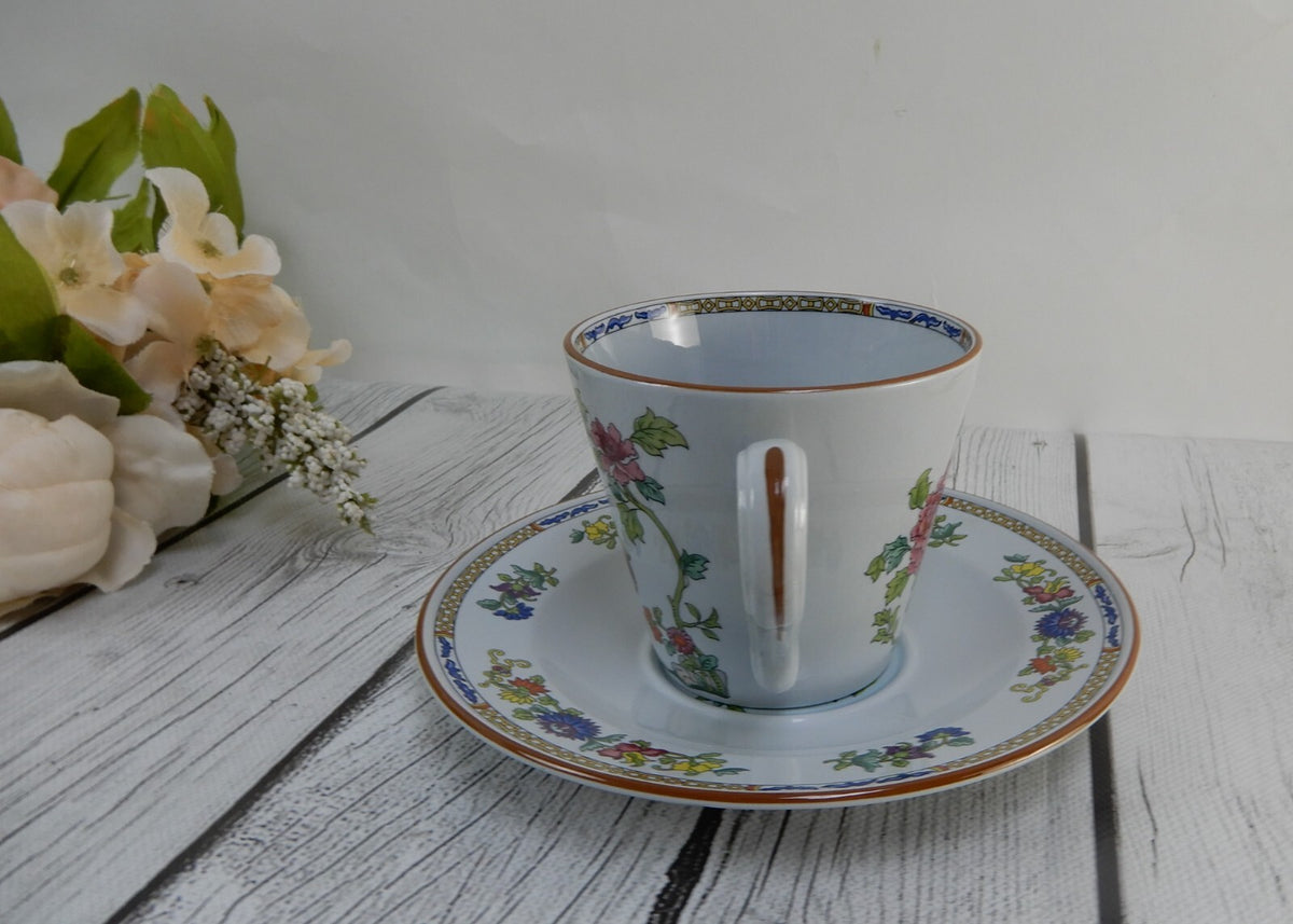 Vintage Peacock by Spode Tea Cup & Saucer W156