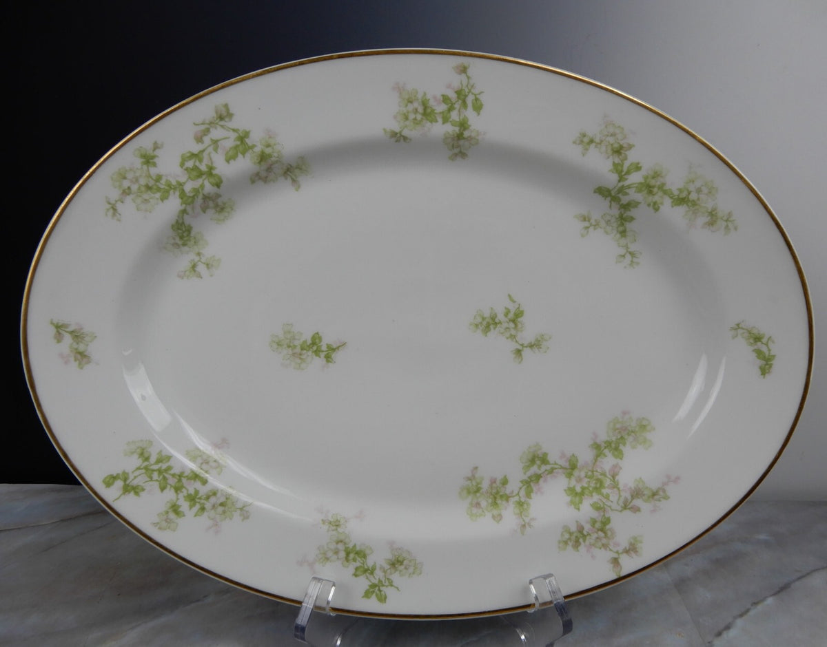 Set of 3 Vintage Platters Haviland Limoges Schleiger 61l Pattern