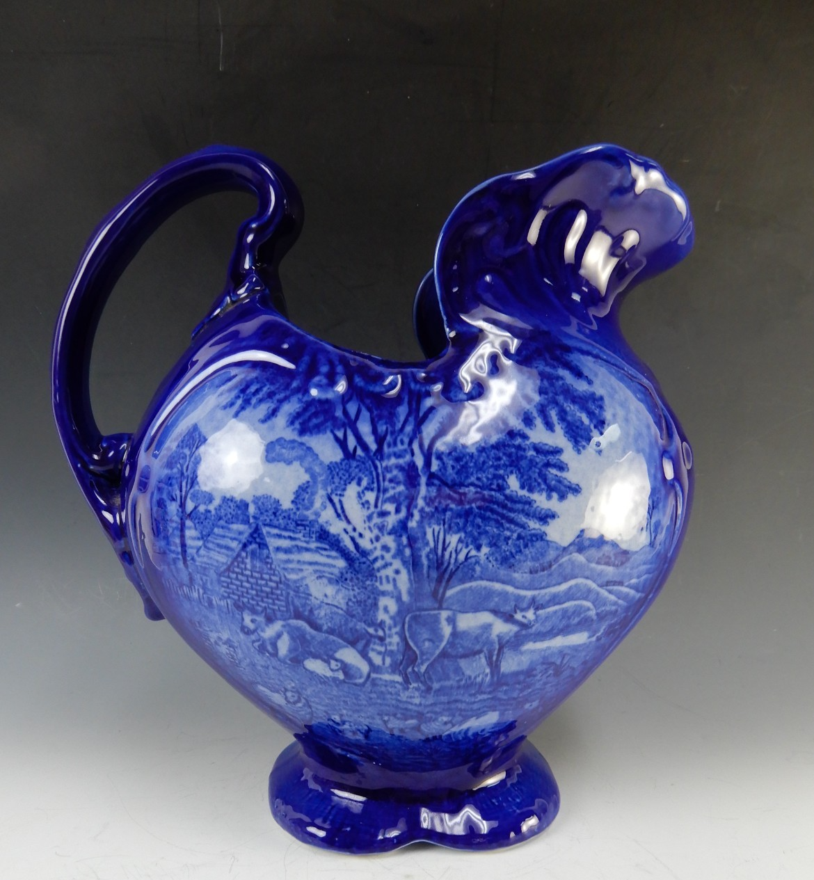 Reproduction of Victorian Flo Blue Homestead Wash /Basin Pitcher Made in England