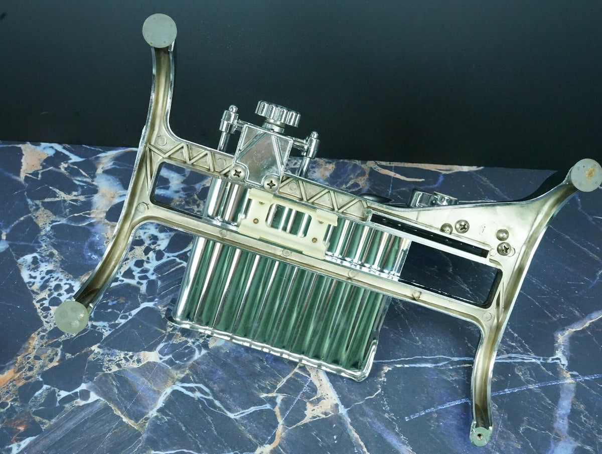RIVAL Chrome Plated Electric Food Slicer Model 1101E-2 Missing a Non-Slip foot