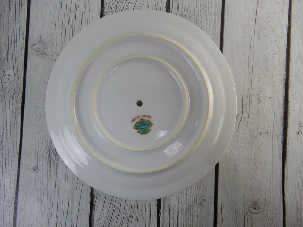 Set of 3 Pc. Meito China Floral Japan Platter,Serving Bowl,Gravy Bowl WITH CHIPS