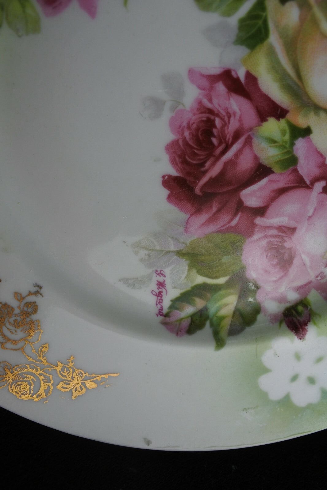 Lot Of 5 Vintage Weiman Porcelain Dessert Plates G. Weigmand Made In Germany