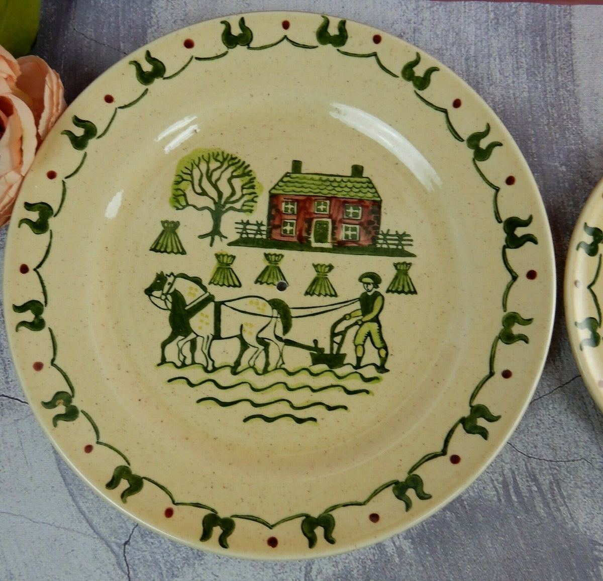 Poppy Trail by Metlox 3 Tier Tidbit Serving Homestead Provincial "Needs Handle"
