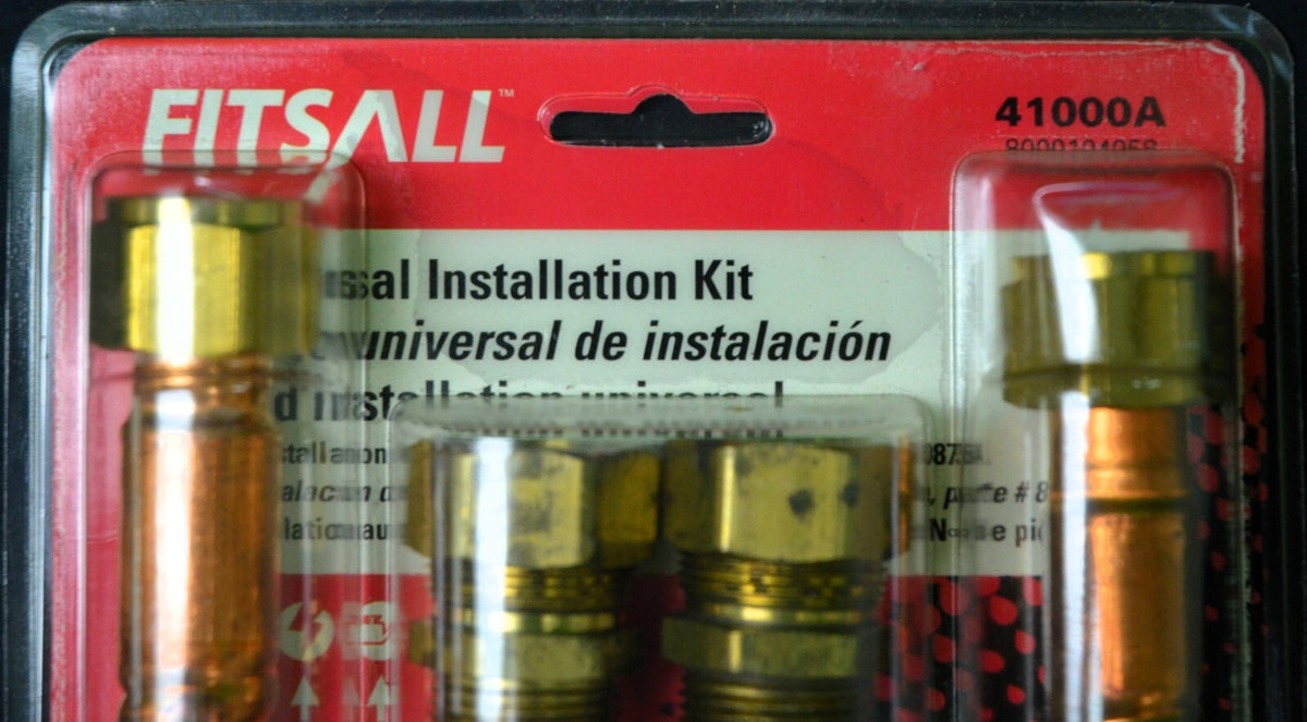 FITSALL 41000A Universal Installation Kit (For Water Heater)
