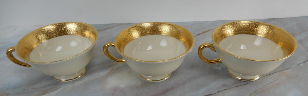 Set of 3 Vintage Lenox Westchester Replacemet Cups NO SAUCERS