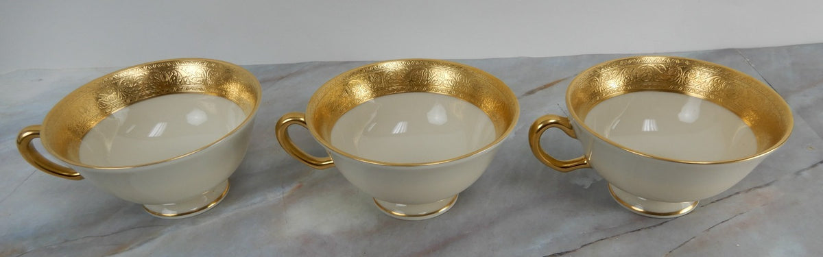 Set of 3 Vintage Lenox Westchester Replacemet Cups NO SAUCERS