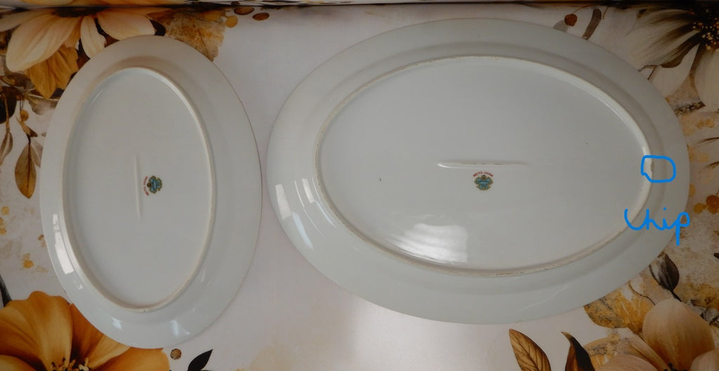 Set of Three Serving Pieces Meito China N.S.P.(Nagoya Seito Porcelain) Japan
