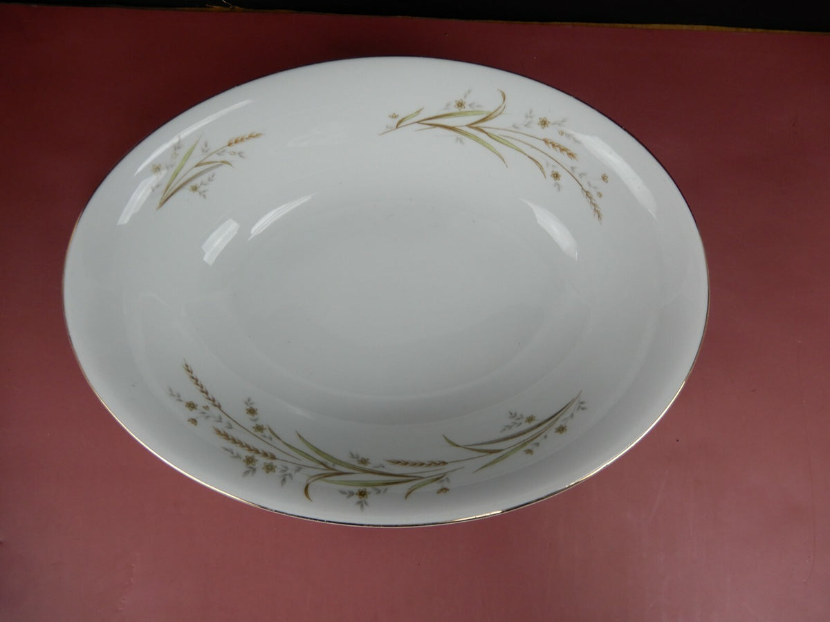 Lot Of Vintage Golden Harvest Serving Dishes Creamer,Sugar and Vegetable Bowl