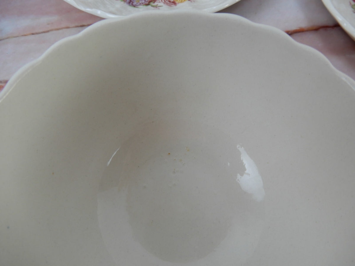 Vintage Copeland Spode "Rose Briar" Set of 5 Cup and Saucers Made In England