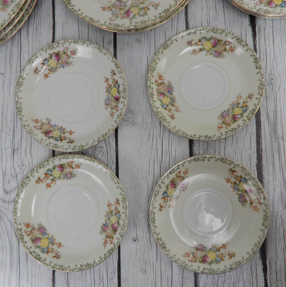 ~28 Pieces 7-Piece 4 Place Setting Regal China Japan with Imperfections