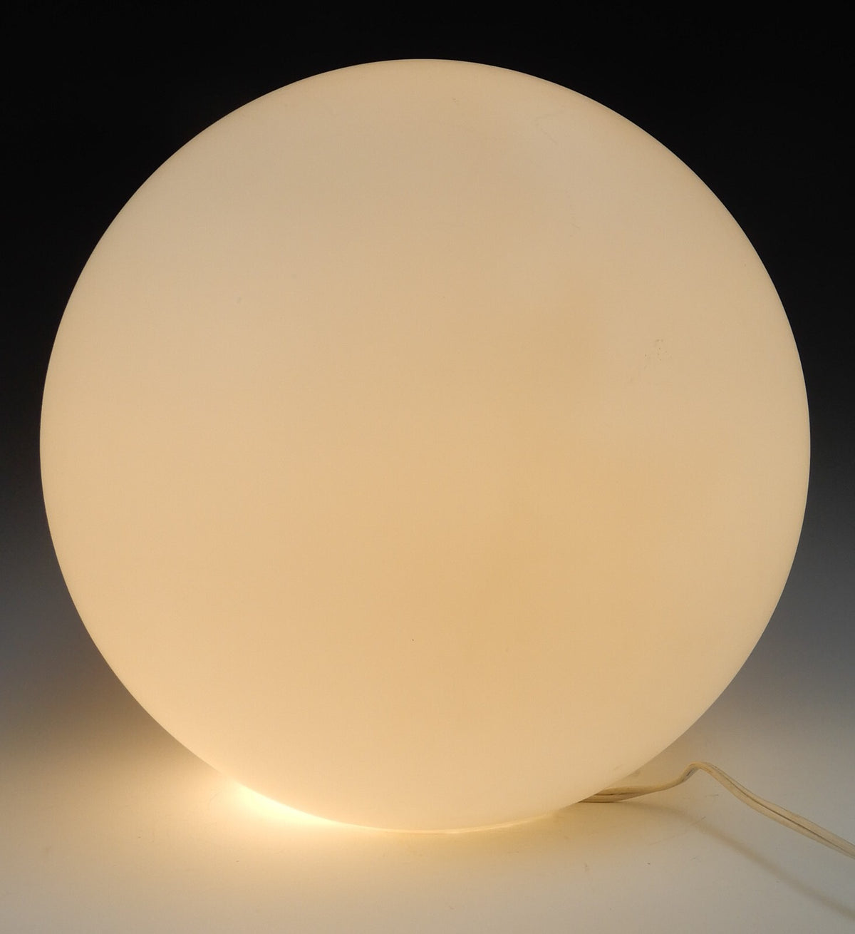 Vintage Neckless Milk Glass Globe Lamp Replacement  Shade 16" Diameter