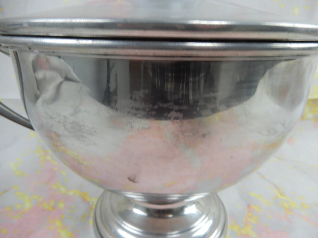 Vintage Boardman Colonial Pewter Tureen/Grog Bowl W/Lid No Ladle