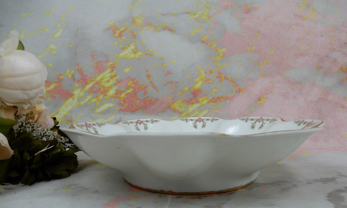 Vintage Haviland Limoges Schleiger 580 Pattern Scalloped Edge