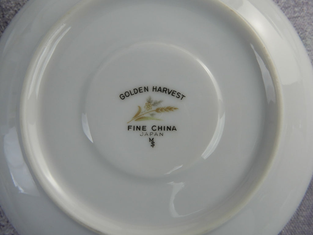 Set of 16 Pieces Golden Harvest Fine China Japan Cups,Saucers,B/B,Dessert Plates